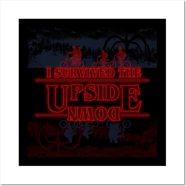 I survived the Upside Down Wall Art by Vahlia